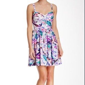 NWT AMANDA UPRICHARD SLEEVELESS KAL PRINT DRESS